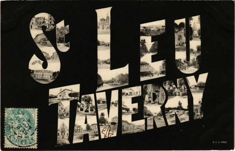 Carte postale ancienne St-Leu Taverny à Taverny