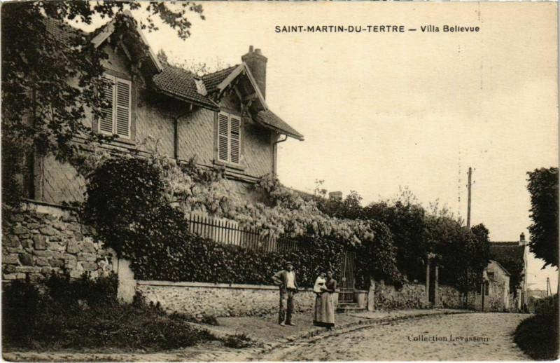 Carte postale ancienne Saint-Martin-du-Tertre - Villa Believue à Saint-Martin-du-Tertre