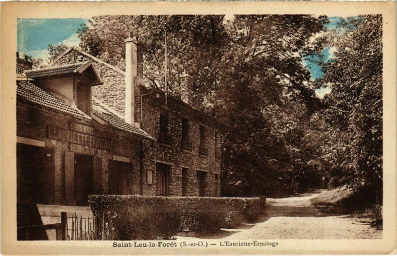 Carte postale ancienne Saint-Leu-la-Foret - L'Eauriette-Ermitage à Saint-Leu-la-Forêt