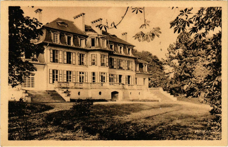Carte postale ancienne Ecole St-Martin Pontoise - L'Ermitage à Pontoise