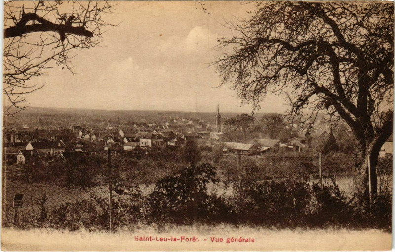 Carte postale ancienne Saint-Leu-la-Foret - Vue générale à Saint-Leu-la-Forêt