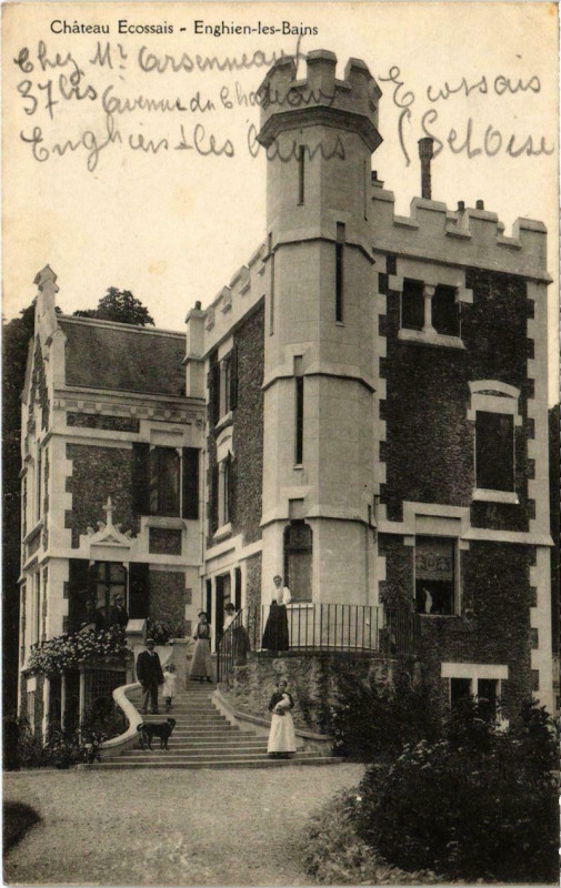 Carte postale ancienne Chateau Ecossain - Enghien-les-Bains à Enghien-les-Bains
