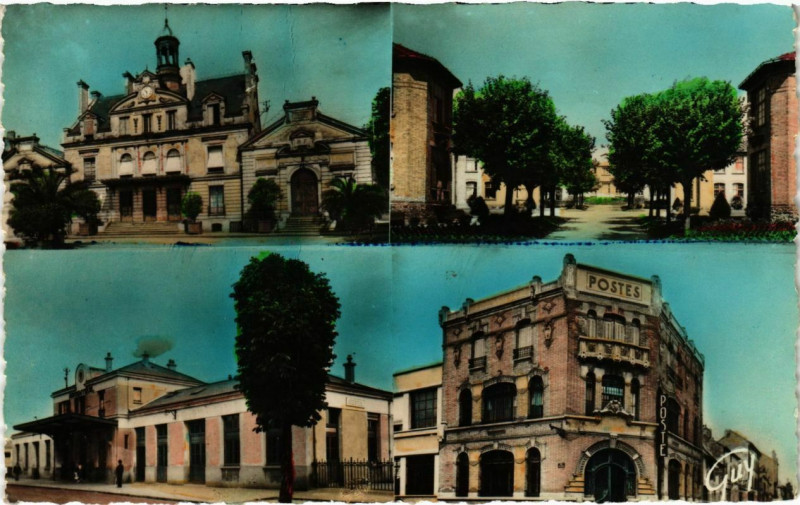 Carte postale ancienne Argenteuil - L'Hotel de Ville à Argenteuil