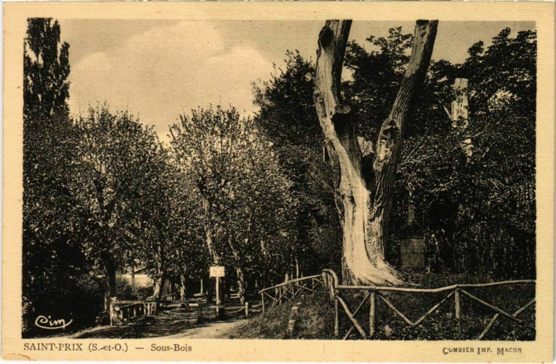 Carte postale ancienne Saint-Prix --sous-Bois à Saint-Prix