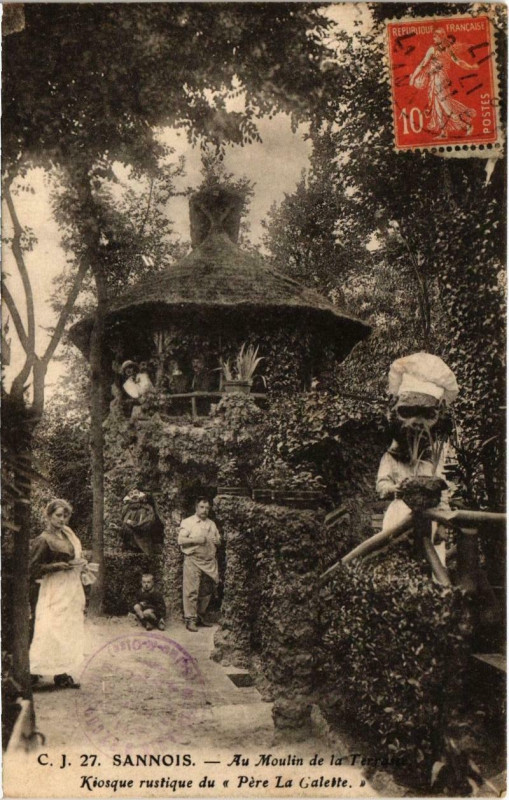 Carte postale ancienne Sannois - Au Moulin de la Terrasse à Sannois