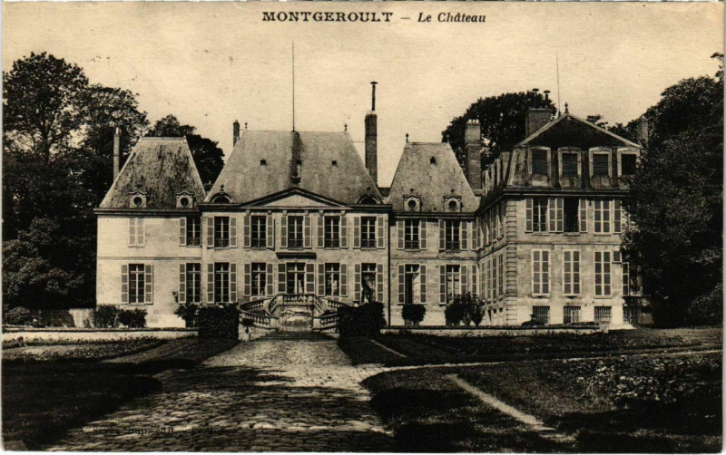 Carte postale ancienne Montgeroult - Le Chateau à Montgeroult
