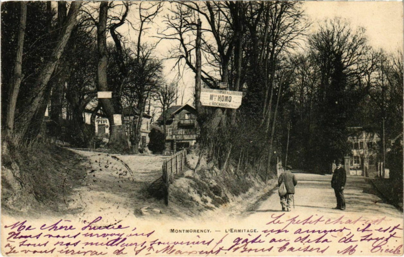 Carte postale ancienne Montmorency - L'Ermitage à Montmorency
