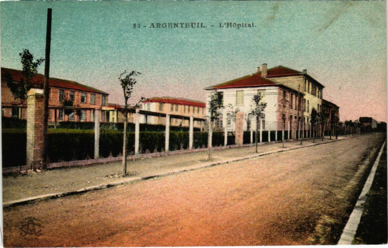Carte postale ancienne Argenteuil - L'Hopital à Argenteuil