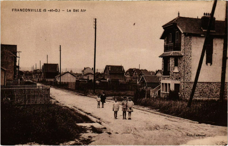 Carte postale ancienne Souvenir de Franconville à Franconville