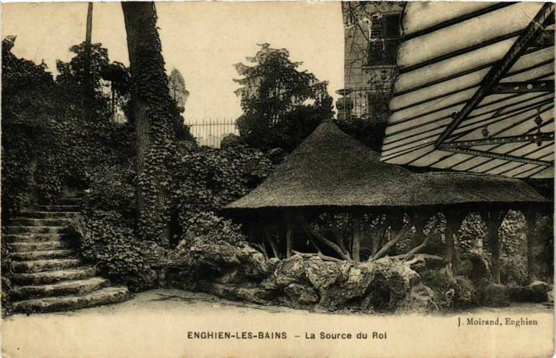 Carte postale ancienne Enghien-les-Bains La Source du Roi à Enghien-les-Bains