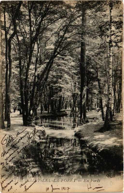 Carte postale ancienne Saint-Leu-La-Forét - En Forét à Saint-Leu-la-Forêt