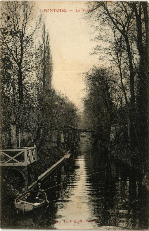 Carte postale ancienne Pontoise - La Viopot à Pontoise