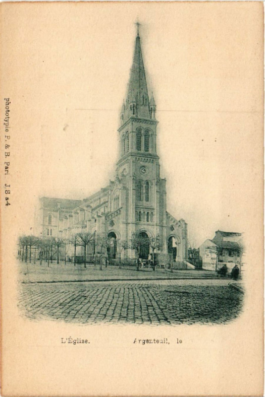 Carte postale ancienne Argenteuil  - L'Eglise à Argenteuil