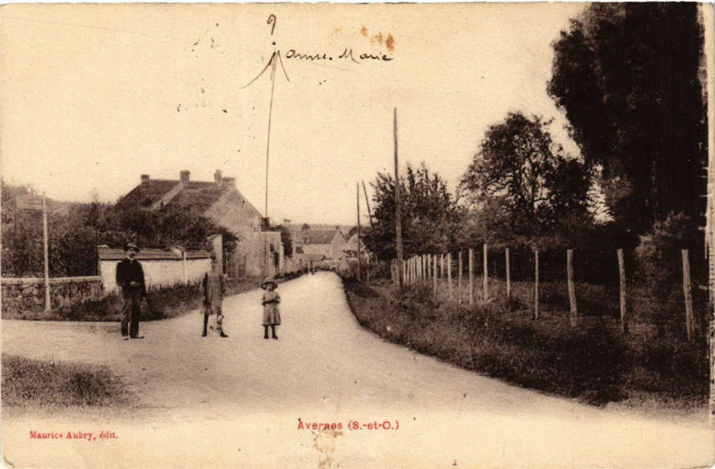 Carte postale ancienne Avernes (S.-et-O.) à Avernes