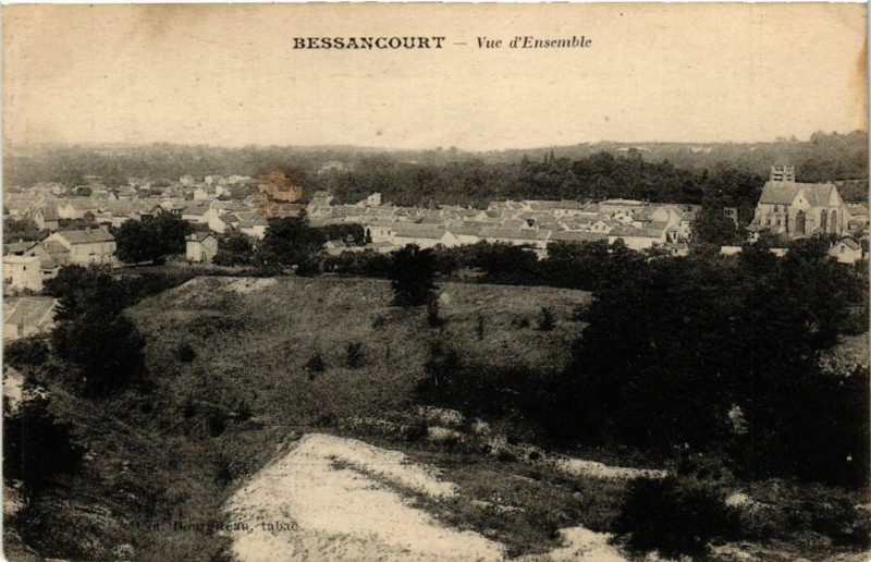 Carte postale ancienne Bessancourt - Vue d'Ensemble à Bessancourt