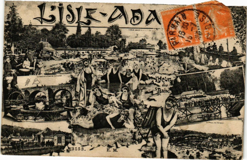 Carte postale ancienne L'Isle-Adam à L'Isle-Adam