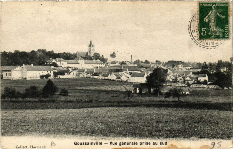 Carte postale ancienne Goussainville - Vue générale prise au sud à Goussainville