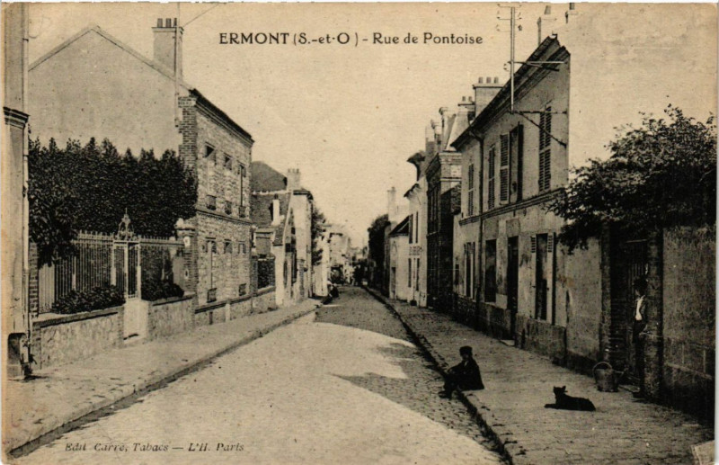 Carte postale ancienne Ermont (S.-et-O.) - Rue de Pontoise à Ermont