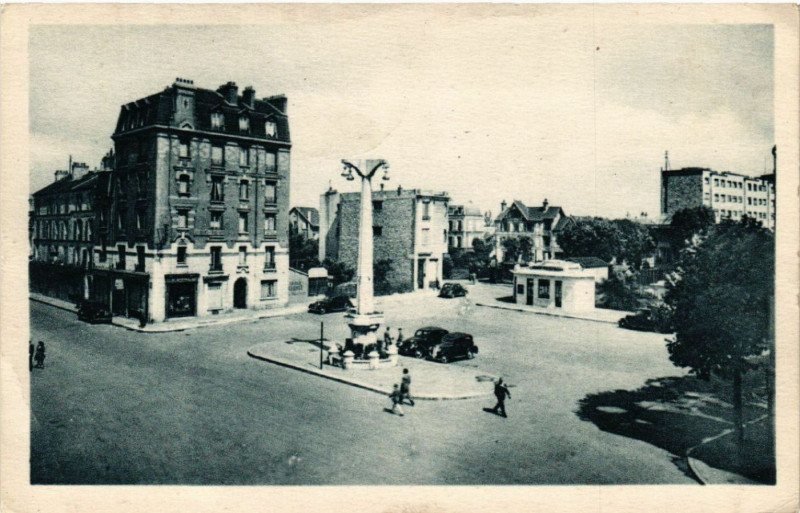 Carte postale ancienne Enghien-les-Bains - Place Foch à Enghien-les-Bains
