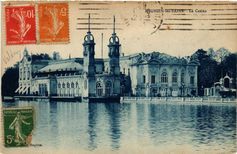 Carte postale ancienne Enghien-les-Bains - Le Casino à Enghien-les-Bains