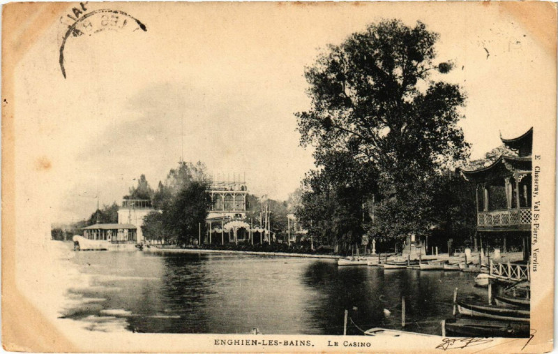 Carte postale ancienne Enghien-les-Bains - Le Casino à Enghien-les-Bains