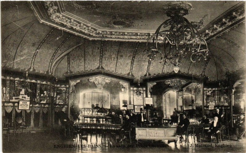 Carte postale ancienne Enghien-les-Bains - La salle des Petits Chevaux à Enghien-les-Bains