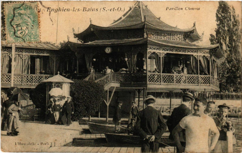 Carte postale ancienne Enghien-les-Bains (S.-et-O.) - Pavillon Chinois à Enghien-les-Bains