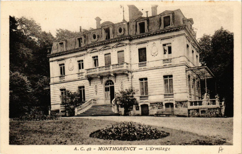 Carte postale ancienne Montmorency - L'Ermitage à Montmorency