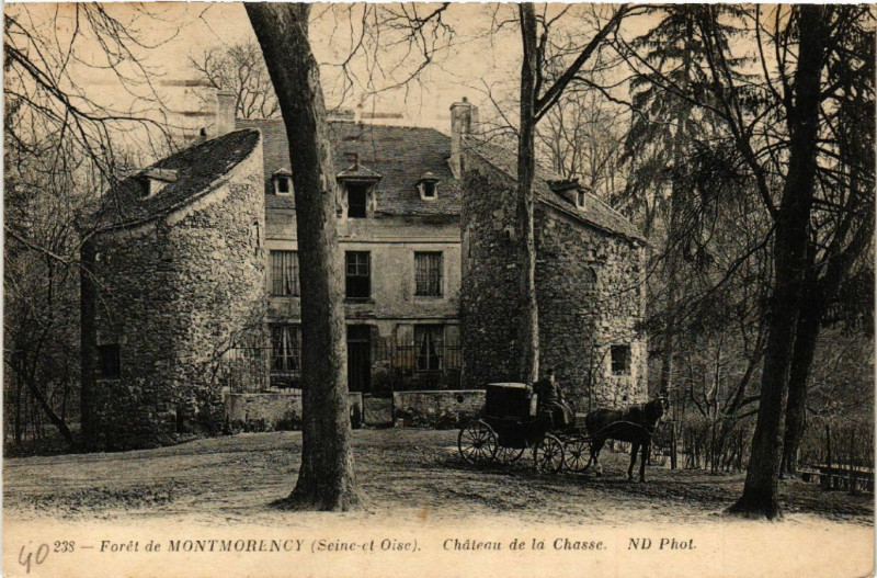 Carte postale ancienne Forét de Montmorency(Seine-et-Oise) - Cháteau de la Chasse à Montmorency