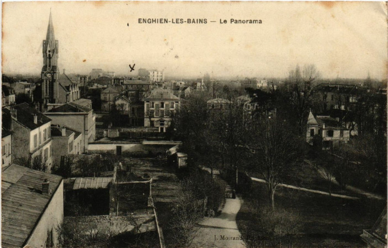 Carte postale ancienne Enghien-les-Bains - Le Panorama à Enghien-les-Bains