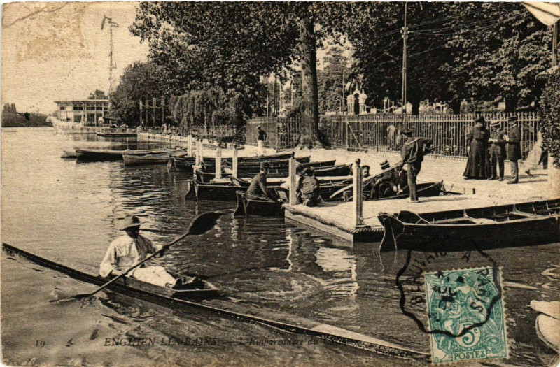 Carte postale ancienne Enghien-les-Bains - L'Euharachuse... à Enghien-les-Bains