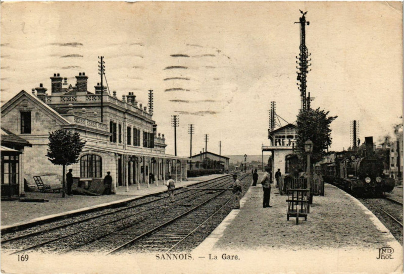 Carte postale ancienne La Gare à Sannois