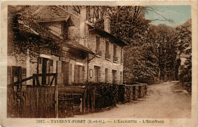 Carte postale ancienne Taverny-Foret - L'Eauriette - L'Ermitage à Taverny