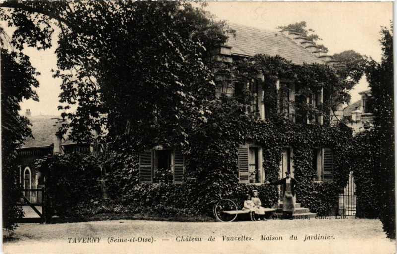Carte postale ancienne Taverny - Chateau de Vaucelles à Taverny