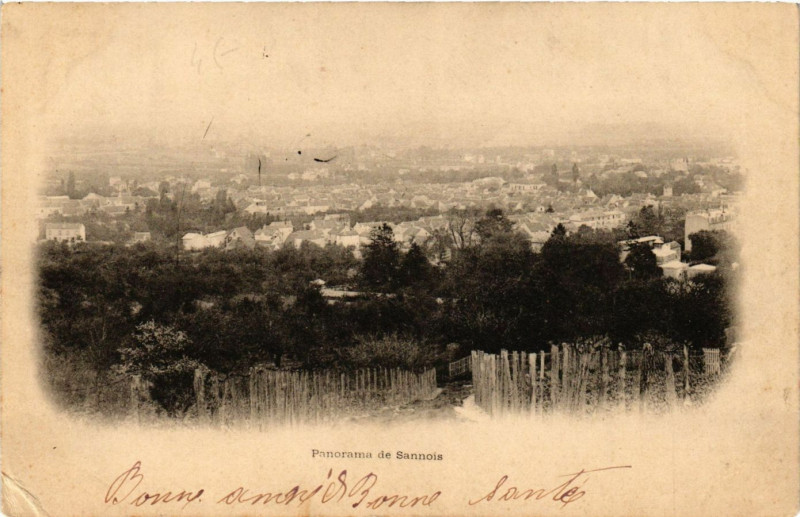 Carte postale ancienne Sannois - Panorama à Sannois