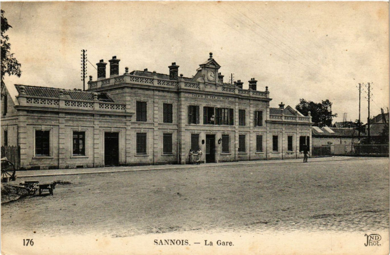Carte postale ancienne La Gare à Sannois