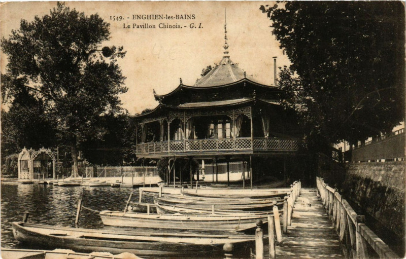 Carte postale ancienne Enghien-les-Bains - Le Pavillon Chinois à Enghien-les-Bains