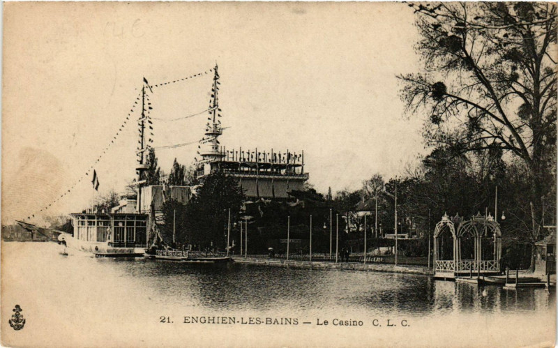 Carte postale ancienne Enghien-les-Bains - Le Casino à Enghien-les-Bains