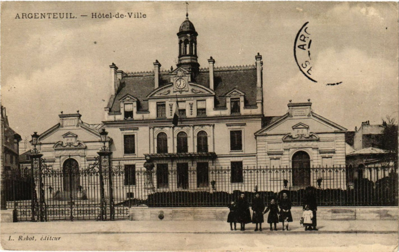Carte postale ancienne Argenteuil - Hotel-de-Ville à Argenteuil