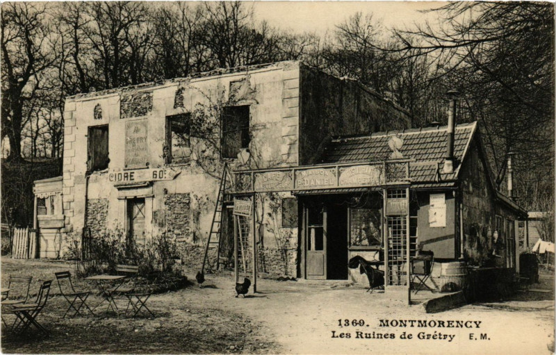 Carte postale ancienne Montmorency - Les Ruines de Gréty à Montmorency