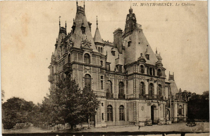 Carte postale ancienne Montmorency - Le Chateau à Montmorency