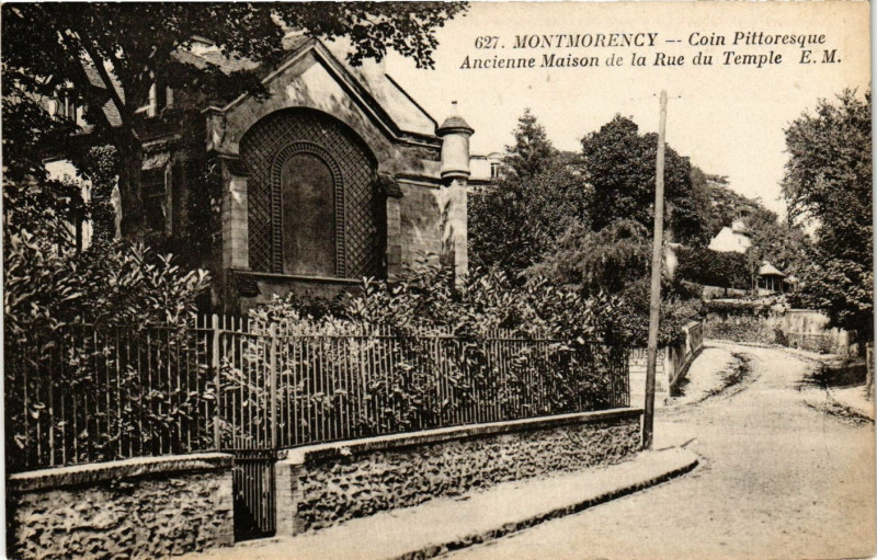 Carte postale ancienne Montmorency - Ancienne Maison de la Rue du Temple à Montmorency