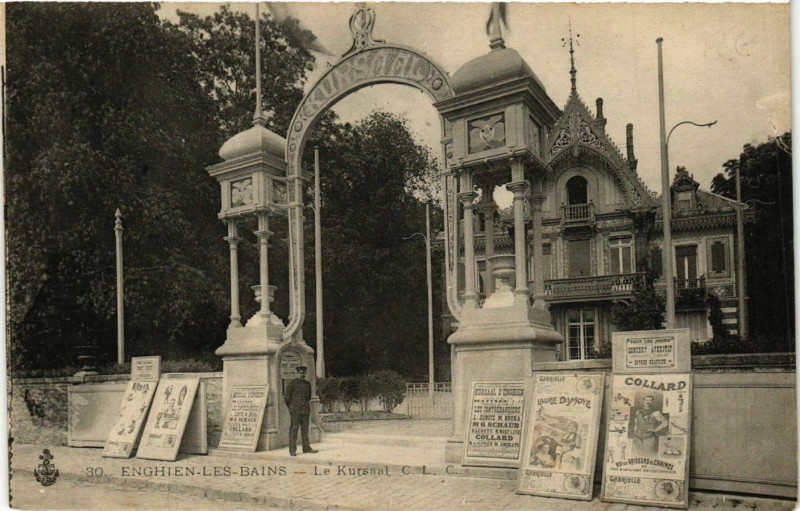 Carte postale ancienne Enghien-les-Bains - Le Kursaal à Enghien-les-Bains