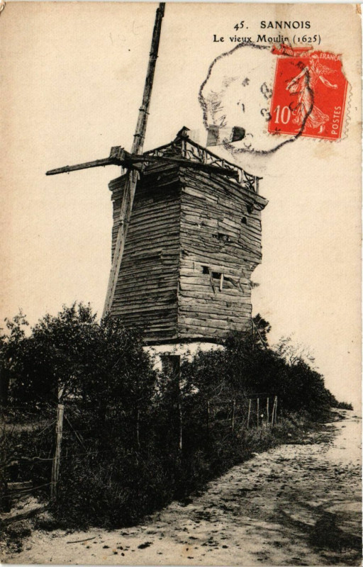 Carte postale ancienne Sannois - Le Vieux Moulin à Sannois