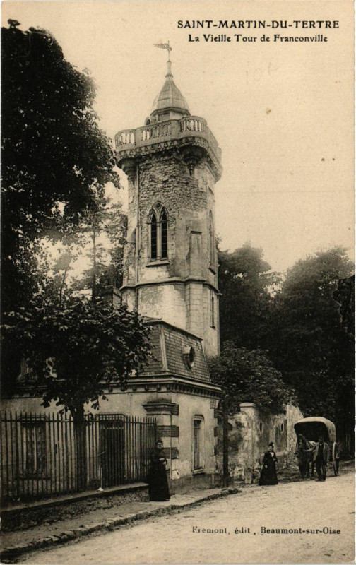 Carte postale ancienne Saint-Martin-du-Tertre - La Vieille Tour de Franconville à Saint-Martin-du-Tertre