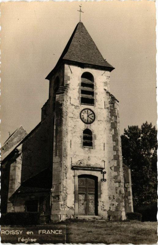 Carte postale ancienne Roissy en France - l'eglise à Roissy-en-France