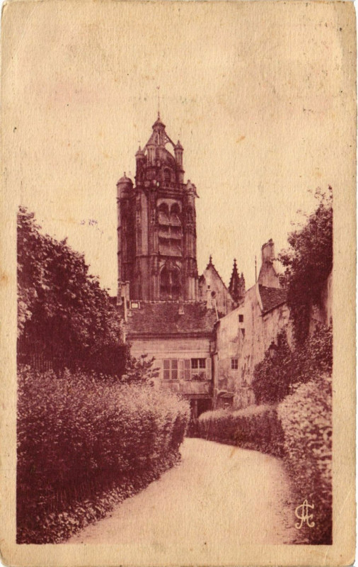 Carte postale ancienne Pontoise - L'Eglise Saint-Maclou à Pontoise