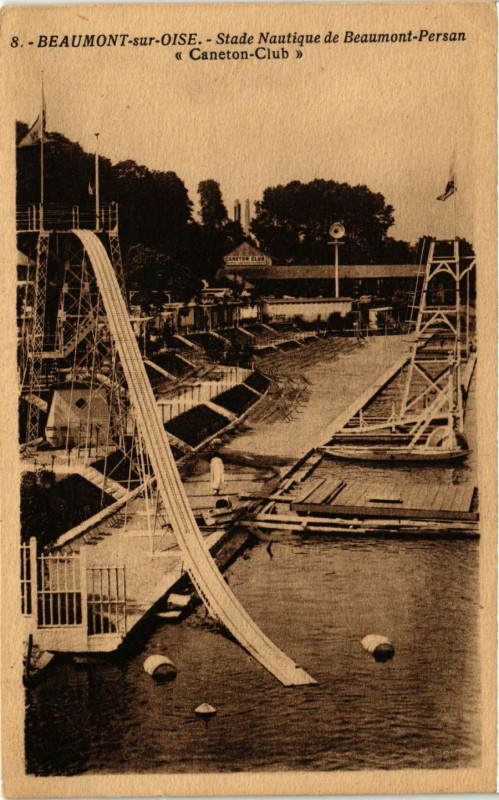 Carte postale ancienne Beaumont-sur-Oise - Caneton Club à Beaumont-sur-Oise