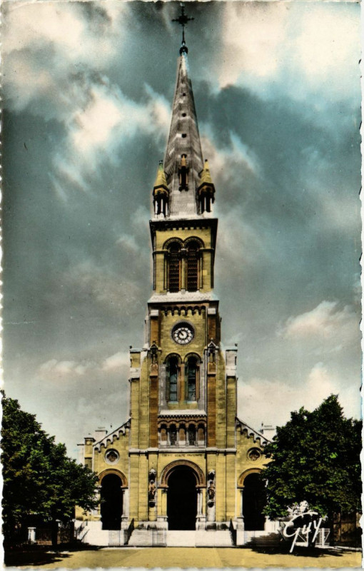 Carte postale ancienne Argenteuil - La Basilique de la Sainte-Tunique à Argenteuil