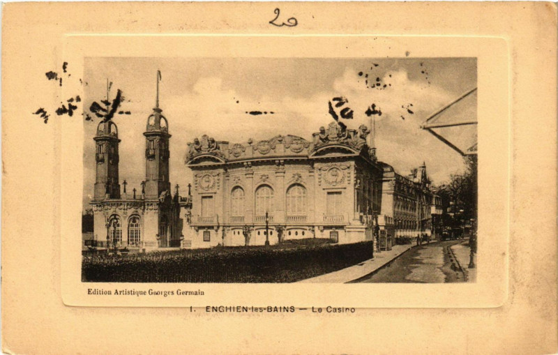 Carte postale ancienne Enghien-les-Bains -  Le Casino à Enghien-les-Bains